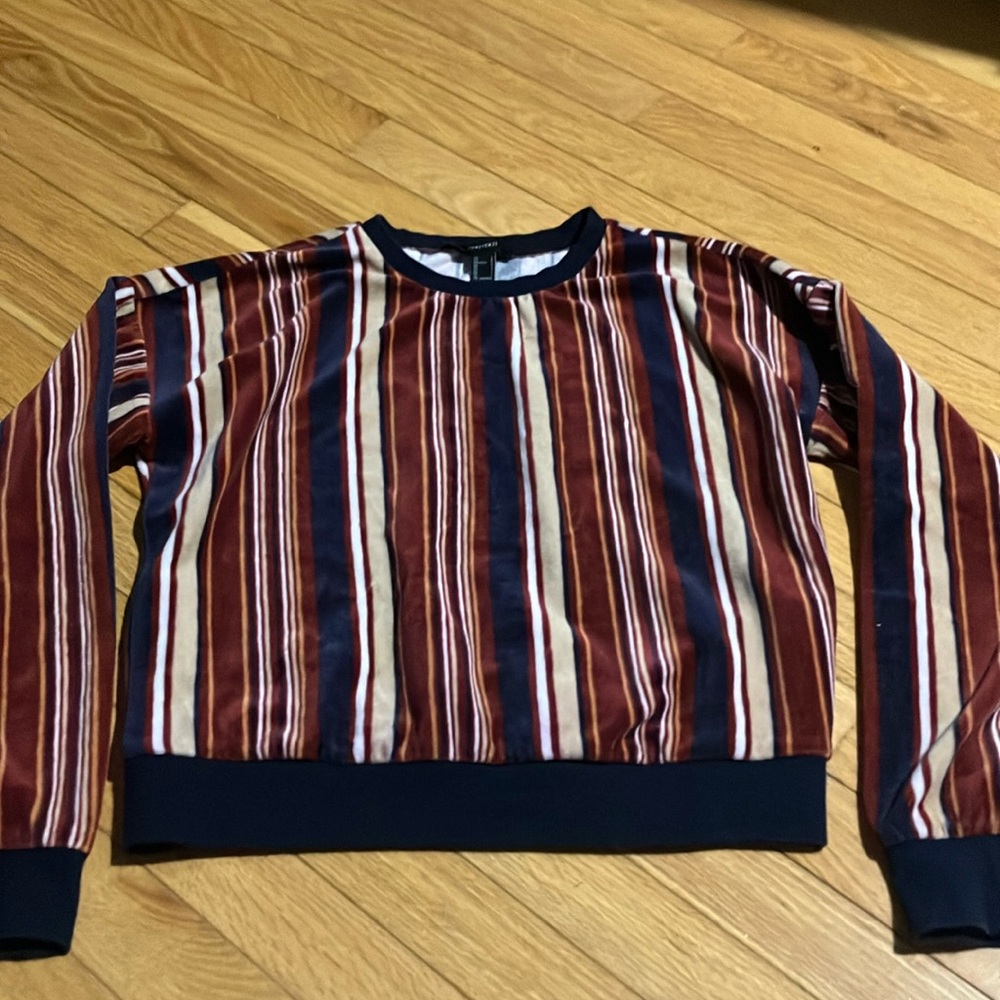 Velour long sleeve shirt